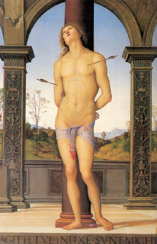 PERUGINO, Pietro Saint Sebastian china oil painting image
